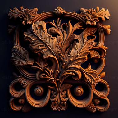 3D model ornate (STL)